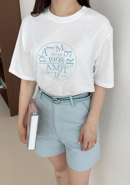 1998 데이머 레터링 티셔츠